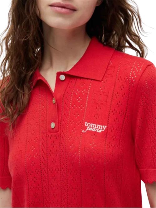 Polo in maglia traforata Tommy Jeans | DW0DW22932XK9